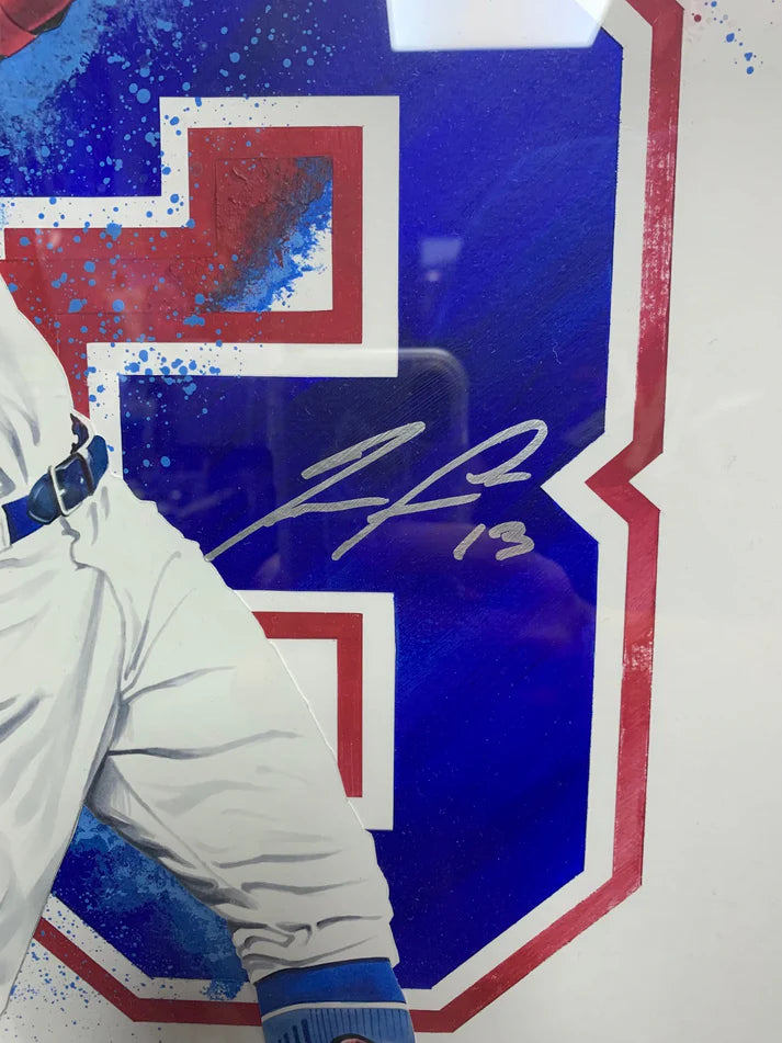 Ronald Acuna Jr AUTOGRAPHED original work of art