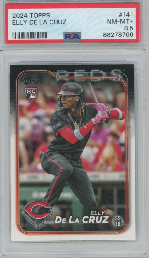 2024 Topps #141 Elly de La Cruz (PSA 8.5 NM-MT+)